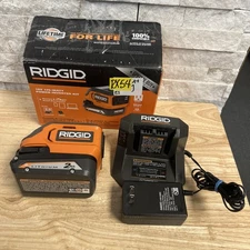 Ridgid 18V 175W Power Inverter W/ 2 Ah Battery & Charger AC86097KSB - Open Box