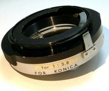 Tamron Adaptall f3.8 to Konica AR Mount adapter lens ring mount telephoto zoom