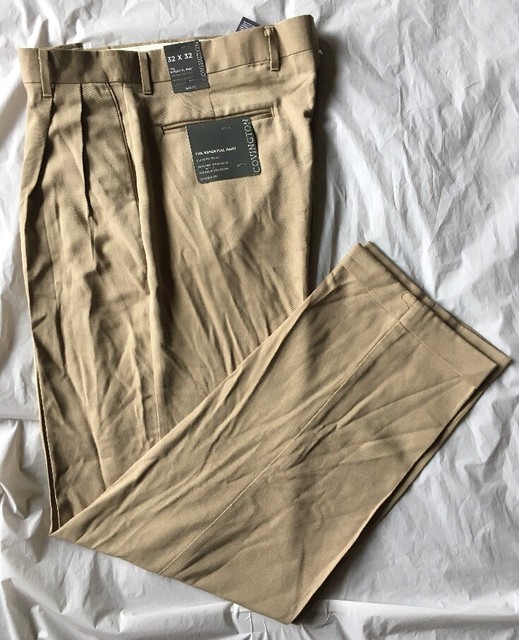 Sears Covington Men's Biege Dress Pants 