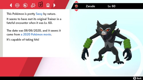 Zarude Event | Pokémon der Film Coco | Pokemon Schwert & Schild  - Bild 4 von 11