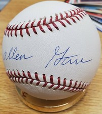 Autographed RALPH ALLEN GARR Official Major League Baseball -w/COA
