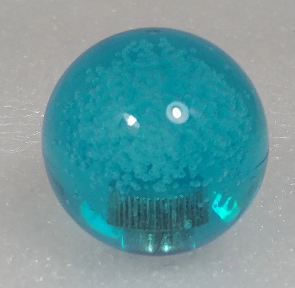 Japan Seimitsu Transparent Bubble Blue Ball Top Video Arcade Joystick Parts - Image 3 of 4