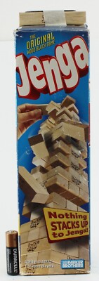 Jenga-Wood Toy Game-Opened Box-Parker Brothers-Original-Ages 6 to Adult