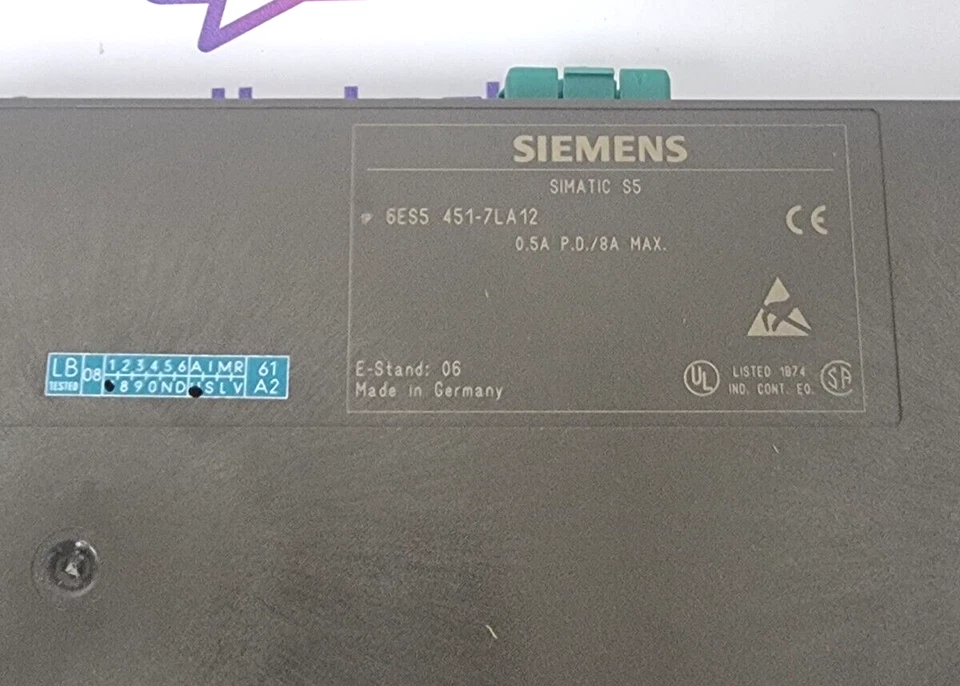 Módulo de salida digital Siemens Simatic 6es5451-7la12 - Imagen 4 de 4