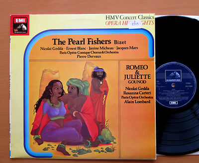 SXLP 30304 Bizet The Pearl Fishers Gounod Romeo & Juliet HMV Stereo NM/EX