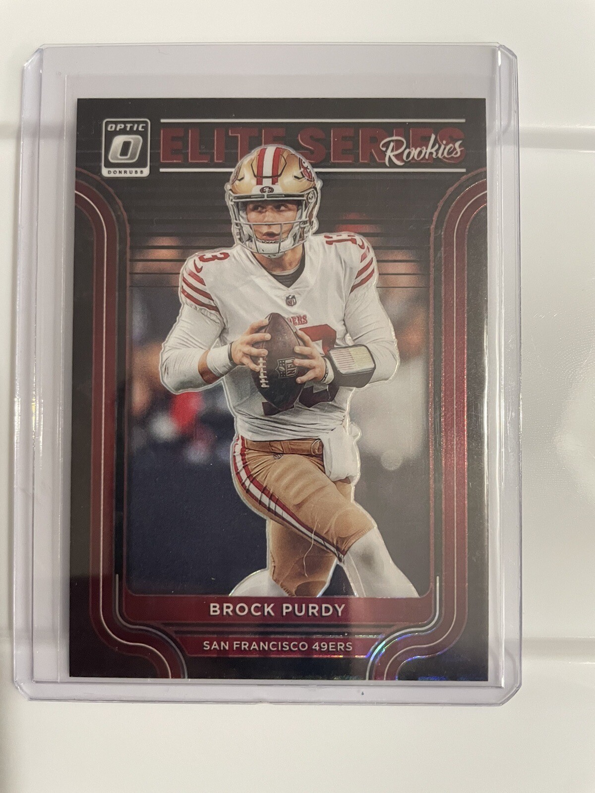 2022 Brock Purdy Optic Elite Series Rookies Black ￼ Pandora 04/25