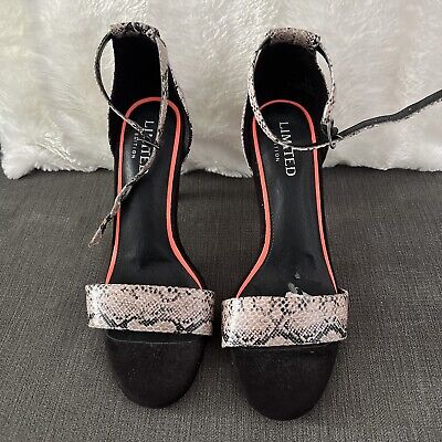 Womens Snake Skin Leather High Heels Pointed Toe Pumps Lace Up Zip Ankle  Boots | eBay