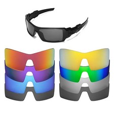 Walleva Replacement Lenses for Oakley Oil Rig Sunglasses - Multiple Options