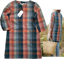 Womens SEASALT Cotton Linen Blend GLOWING SKIES Relaxed Tunic Dress CLEARANCE!