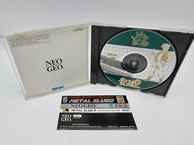 Neo Geo Cd Metal Slug 2 USA Used Spine Card Very Very Rare