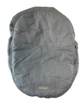 JJ Cole BundleMe Stroller Blanket in Infant Size, Gray ZigZag Stitching Girl/Boy