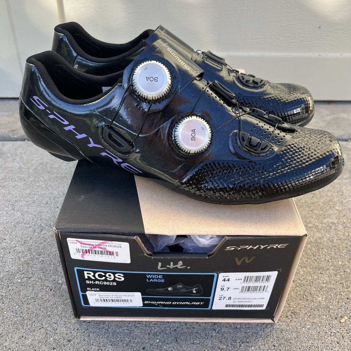 Shimano S-Phyre RC9S Cycling Bike Shoes 9.5 US 44 EU Wide Shimano S-Phyre RC9S Cycling Bike Shoes 9.5 US 44 EU Wide