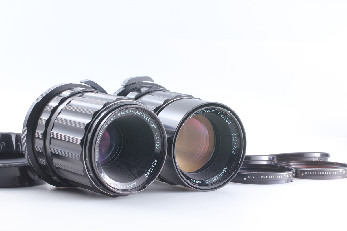 PENTAX6×7 200mm 135mm 2本セット PENTAX 6x7レンズ大当たり : ほしぞ