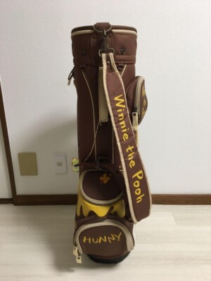 Winnie the Pooh キャディバッグ　ゴルフバッグ Disney Winnie the Pooh GOLF Shoulder Type Caddy bag RARE