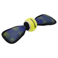 Beeztees Hundespielzeug Fetch Tennisball Blau/Gelb 30X9,5Cm Apportier Spielzeug