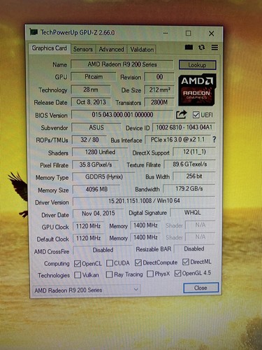 ASUS Radeon R9 270X Direct CU II Top 4GB (4 GB GDDR5) - PCIe 3.0 - DP, HDMI, DVI - Bild 3 von 4