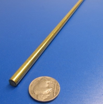 260 Brass Rod .250'' Diameter +/-.002'' x 3 Foot Length