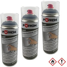 3 x Profi Dickschichtlack Förch 4-in-1 RAL 7...
