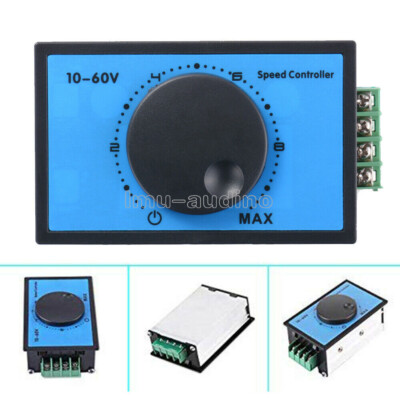 DC 10-60V 12V 24V 48V 20A PWM DC Motor Speed Controller Soft Start Switch