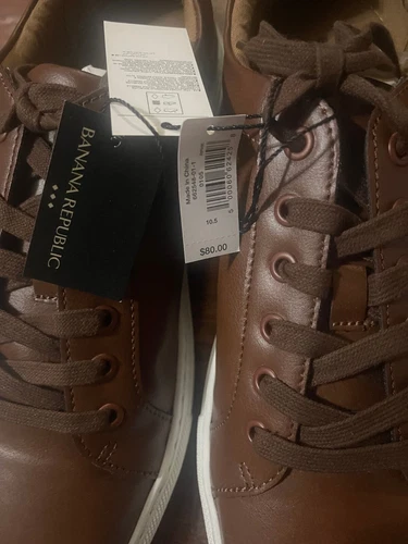 Banana Republic Medium Brown Mens Shoes Sneakers, Flex & Better Traction, Choice
