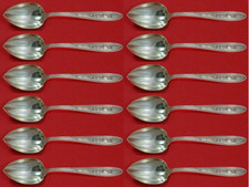 Wedgwood by International Sterling Grapefruit Spoon Custom Set 12 pcs Fluted