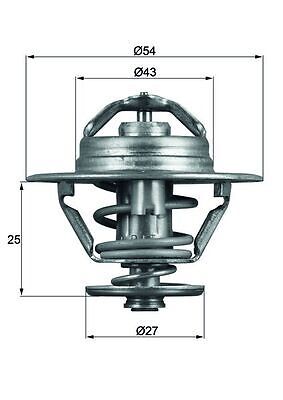 Mahle Tx 93 79D Thermostat, KüHlmittel FüR Alfa Romeo Passend FüR Fiat-image