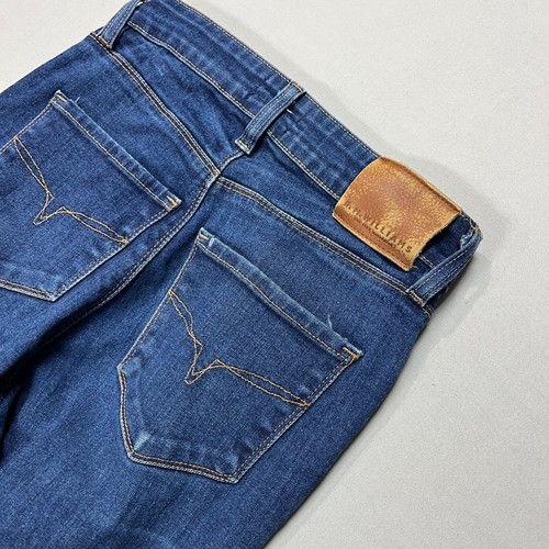 RM Williams Blue Skinny Fit Mid Rise Stretch Denim Jeans Women's W24" L28" - Picture 5 of 16