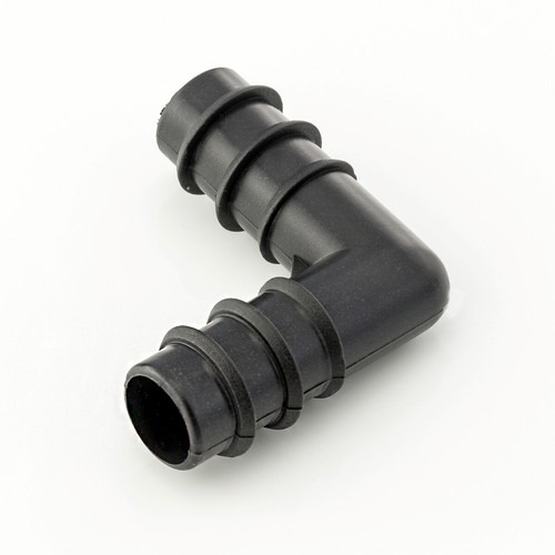 10x Verbinder L-Stück Winkel Bogen Bewässerungssystem Tropfbewässerung 16x16mm - Picture 3 of 7