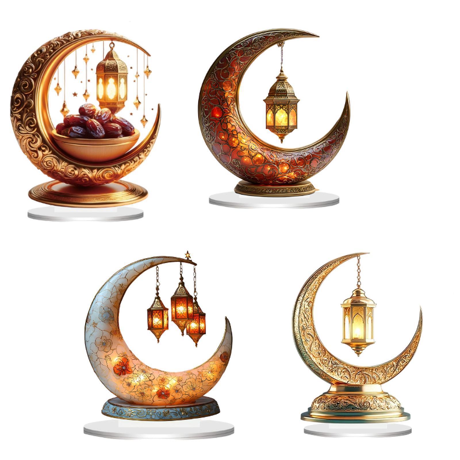 Ramadan Moon Light Eid Mubarak Night Light for Islamic Festival Hotel Party