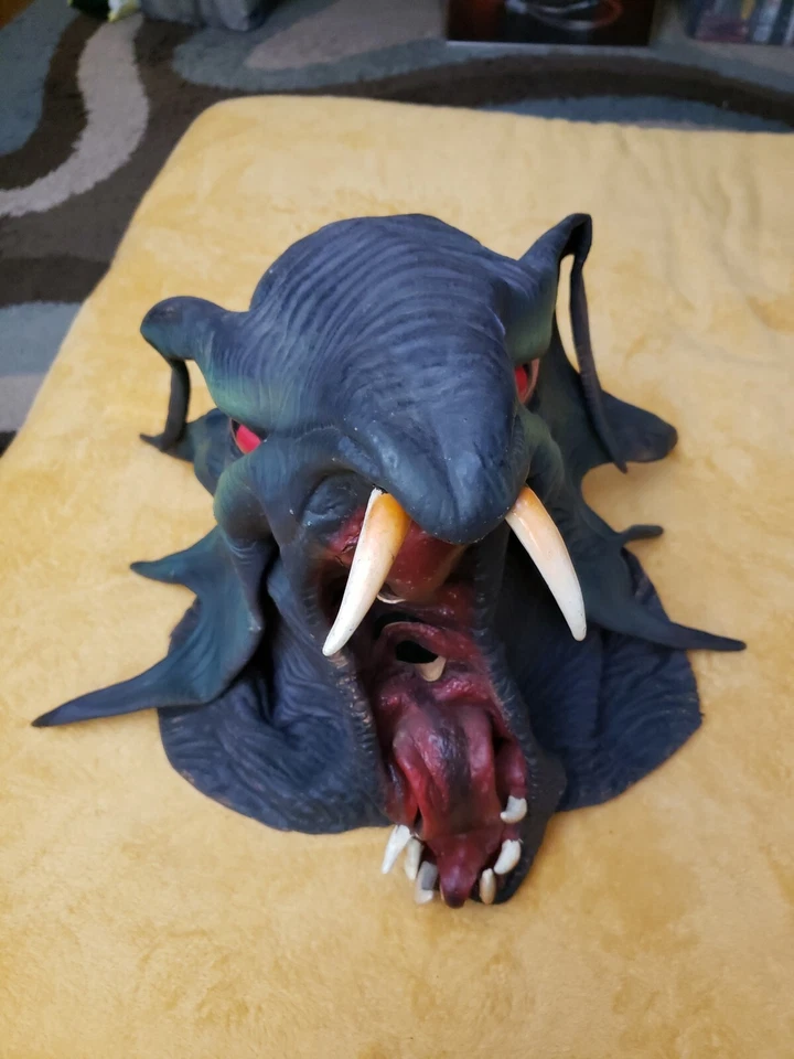 Halloween Mask Reptile Monster Vintage Paper Magic Group Creature Fangs Adult - Image 2 of 4