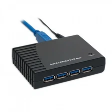 Syba SY-HUB20062 4 Port USB 3.0 Hub with Power Adapter