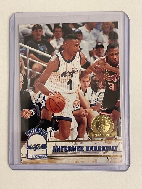 Anfernee Hardaway NBA Hoops Gold Anniversary Rookie Card | eBay