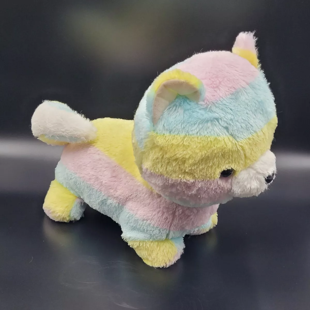 Amuse pastel rainbow colored plush 16