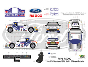 starter 1/43 フォードRS200 アクロポリス86 starter 1/43 フォードRS200 アクロポリス86 starter 1/43 フォード