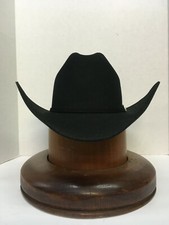Stetson 4X Deadwood Black Profile 35 Felt Hat With Free Hat Brush
