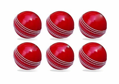 Soft T20 Cricket Training Balls Pack of 6 Indoor/Outdoor Play pack of 6