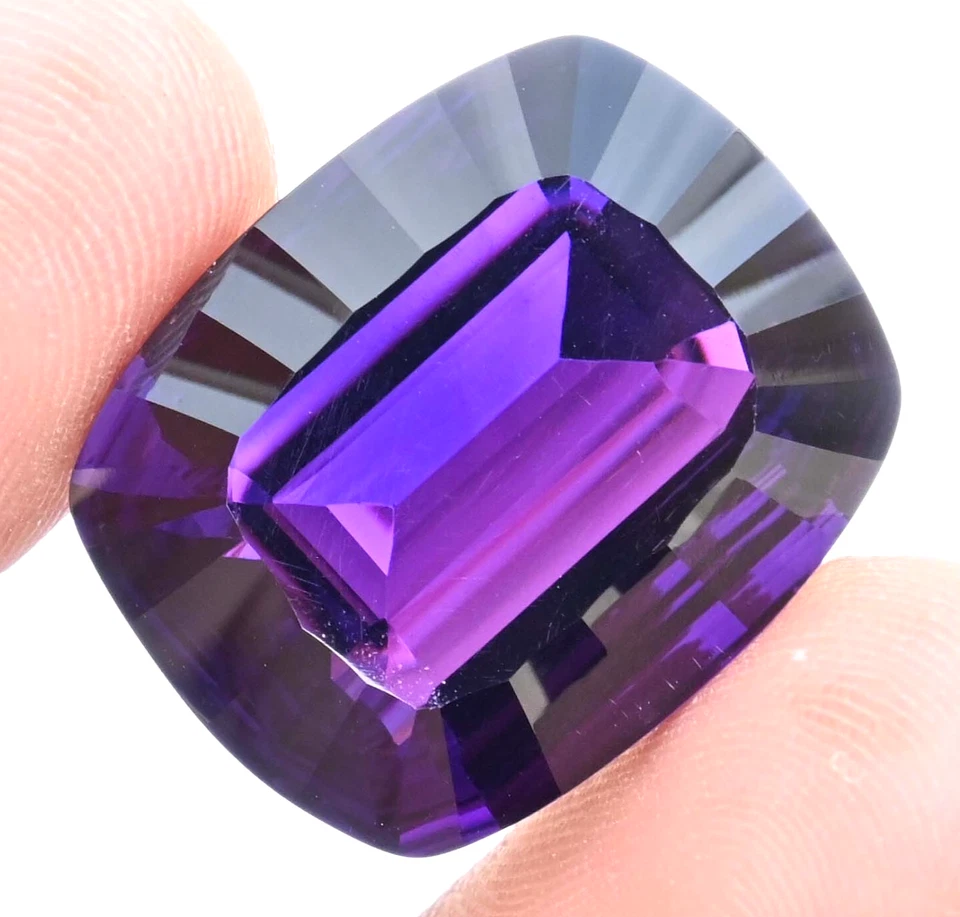 Stunning 40.00 Ct Natural Purple African Amethyst Untreated Certified Gemstone - Image 2 of 4