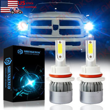 9007 Ice Blue Led Headlight Bulbs Hi-low Beam Kit For Dodge Ram 1500 2500 03-05
