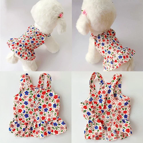 Pet Clothes Summer Small Dog Cat Dress Cute Princess Chihuahua Puppy Skirt🎀 - Picture 8 of 57