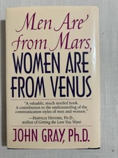 Men Are from Mars, Women Are from Venus SIGNED First Edition/1st Printing HC/DJ