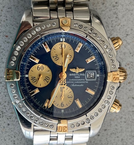 RELOJ BREITLING 1884 CHRONOGRAPHE AUTOMATIC B13356 AÑO 2007 ACERO Y ORO - Imagen 13 de 24