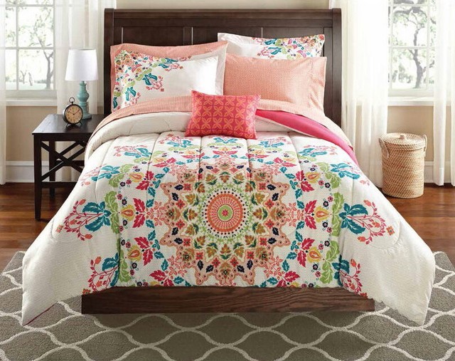 Queen Bedding Boho Comforter Set For Women Girl Teen Gypsy