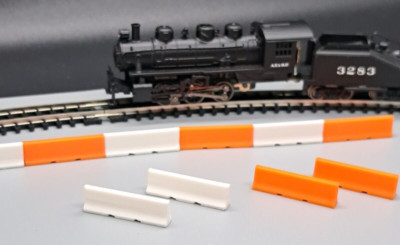 40 PC Pack - N Scale Jersey Barriers 1:160 Scale Highway Barrier, Street Barrier