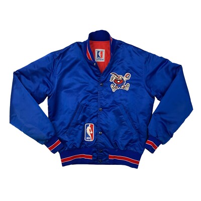 Vintage Starter Denver Nuggets Varsity Jacket Men S Small Satin Maxie Miner Logo