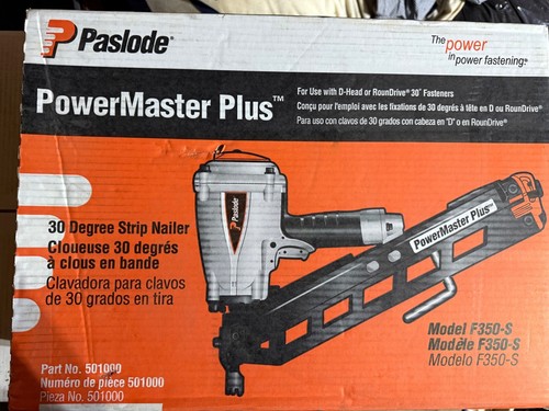 Paslode PowerMaster Plus F350S 30 Degree Pneumatic Framing Nailer