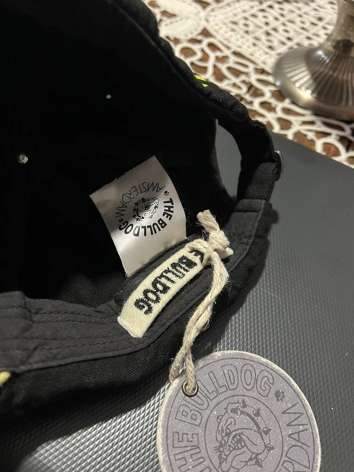 Vintage The Bulldog Amsterdam Cappellino Baseball Cap Coffee Shop - Imagen 3 de 4