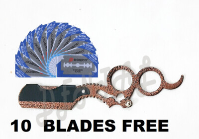 Professional Knife Razor Barber Salon Straight Cut Throat Shaving StainlessSteel