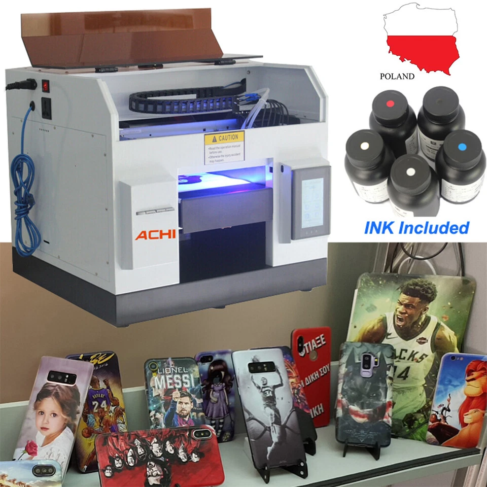 A4 UV Printer Flachbettdrucker Epson L800 Düse für Wood Phonecase EU Stock - Bild 3 von 4