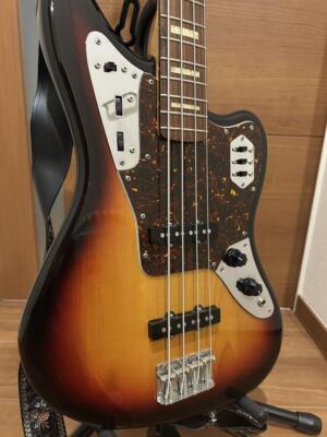 ベース Fender Japan JAB-EQ jaguar bass Fender Japan JAB-EQ 3TS 税込販売価格 ￥64,800- 中古品 扱い