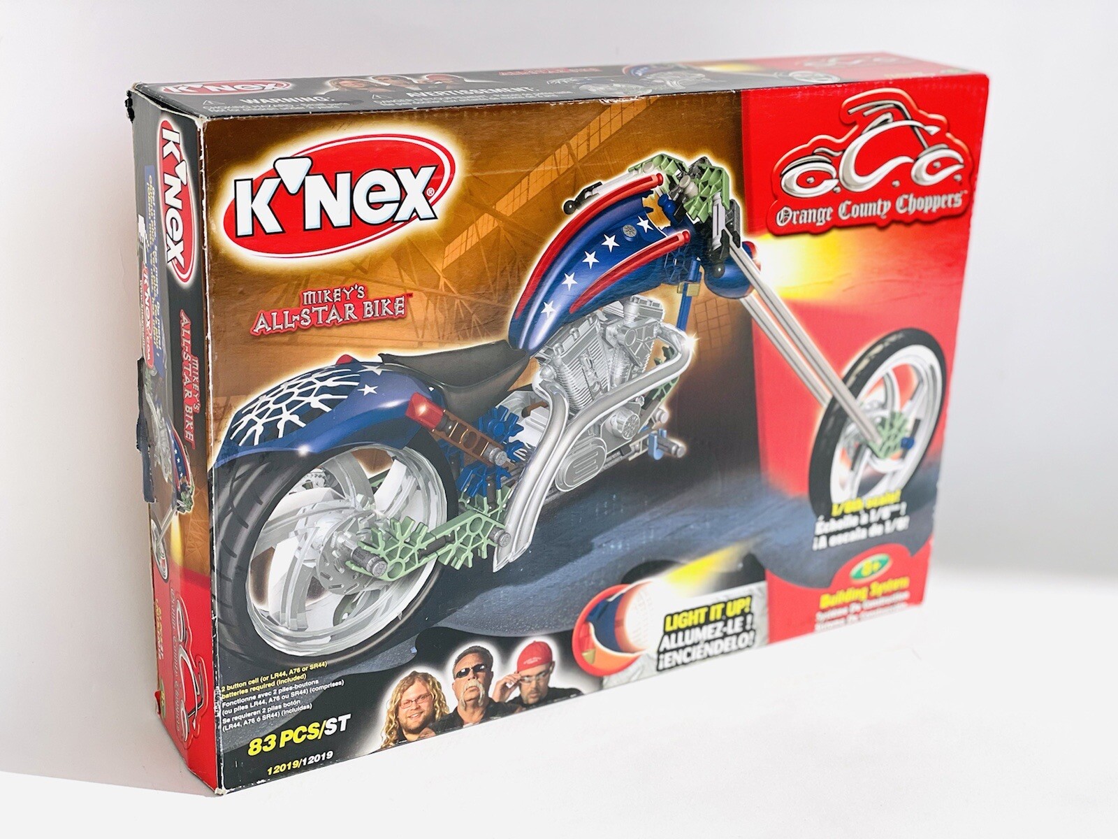 K’nex Orange County Choppers Mikey's AllStar Bike 12019 83pcs eBay